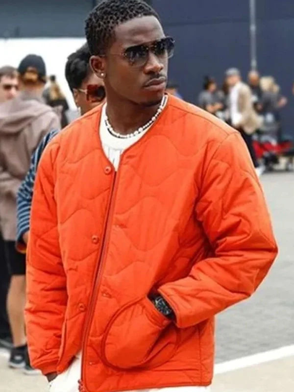 F1 The Movie 2025 Damson Idris Orange Jacket