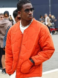 F1 The Movie 2025 Damson Idris Orange Jacket