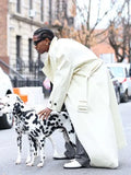 aap rocky nyc 2025 polka dot trench coat.
