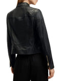 art detectives 2025 nina singh black leather jacket..