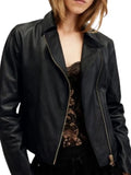 art detectives 2025 nina singh black leather jacket.