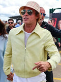 brad pitt f1 2025 yellow jacket..