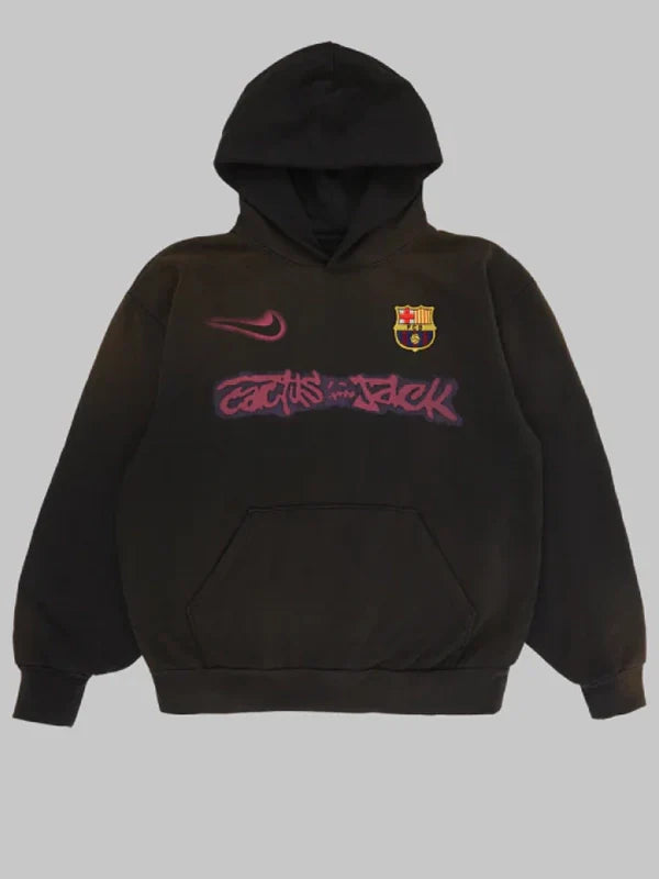 cj x nike x fcb spray logo hoodie