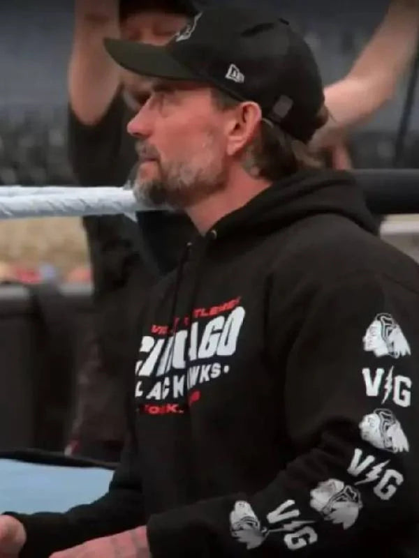 CM Punk WWE: Unreal Black Hoodie
