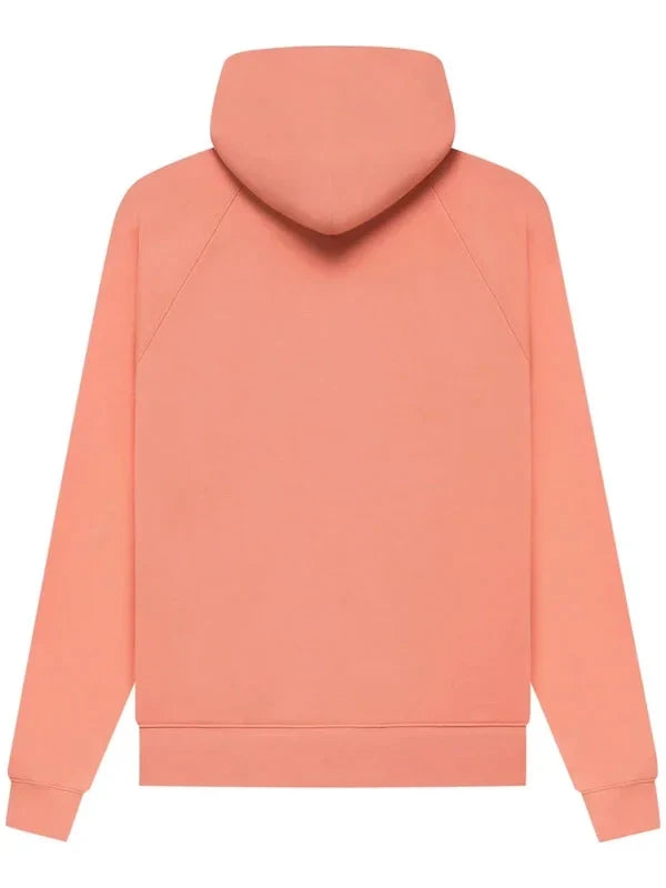 fear of god coral essentials hoodie.