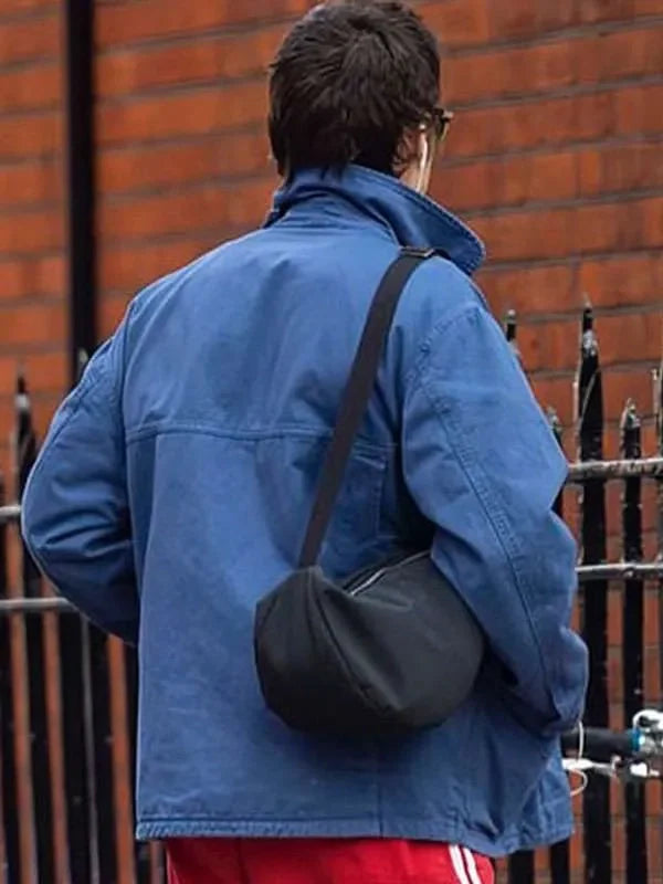 harry styles london blue cotton jacket.