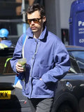 harry styles london blue cotton jacket