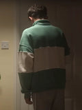 heartstopper s03 green and white sweatshirt.
