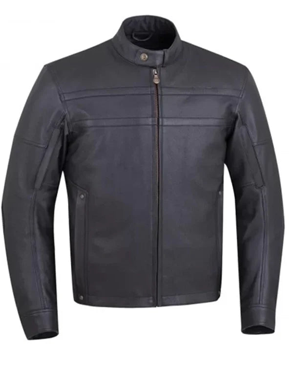 leather motor cycle jacket for mens