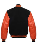 mens black varsity jacket.