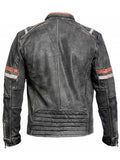 motorcycle cafe race vintage black jacket.