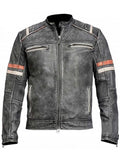 motorcycle cafe race vintage black jacket