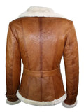 rachael aviator double breasted leather jacket.