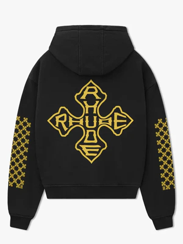 rhude cross hoodie.