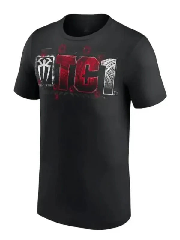 roman reigns otc 1 black t shirt..