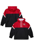 san francisco 49ers tie breaker anorak half zip jacket