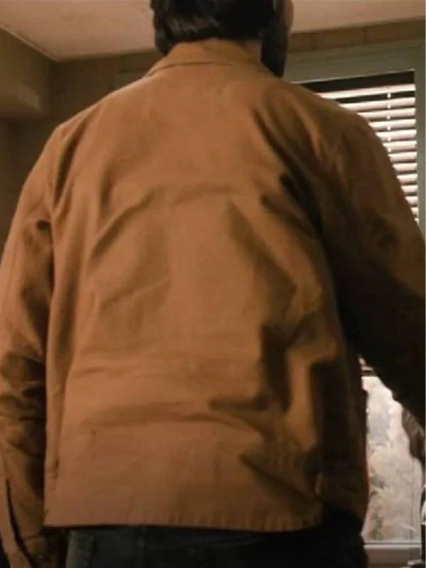 the institute s01 ben barnes brown cotton jacket