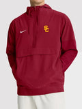 usc trojans nike anorak half zip jacket