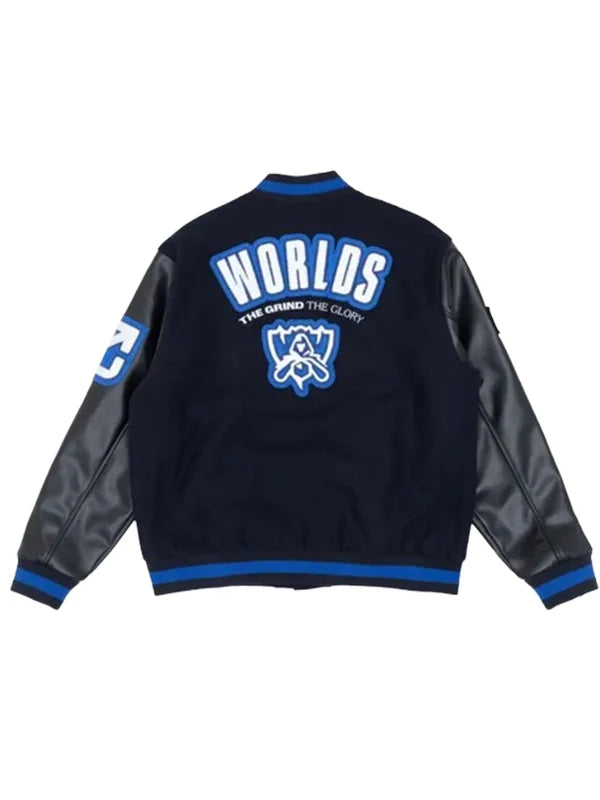 worlds 2023 varsity jacket..