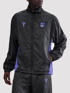 2025 barcelona mamba away black track jacket.