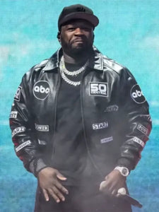 50 cent tottenham hotspur stadium leather jacket.