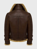 Douglas Aviator Raf Sf Shearling Fur Bomber Jacket