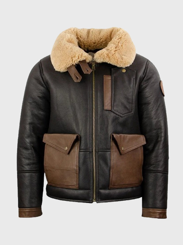 Men’s Shearling J-20 Pilot Sheepskin Jacket