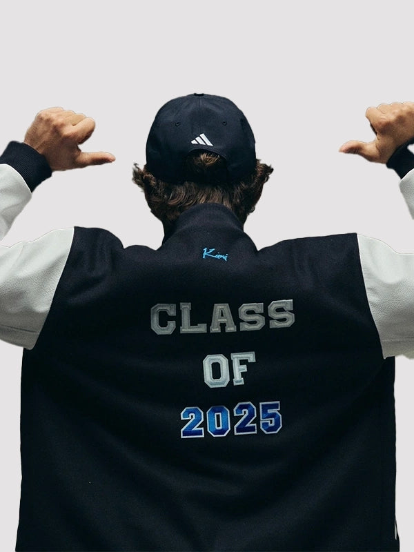 adidas kimi antonelli class of 25 varsity jacket.