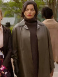 and just like that seema patel leather coat