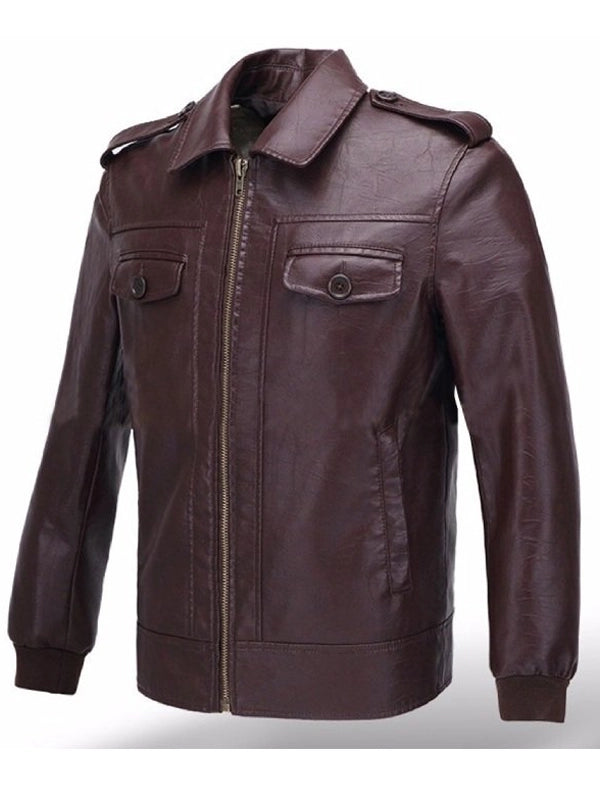 Avengers Age of Ultron Captain America Steve Rogers Leather Jacket