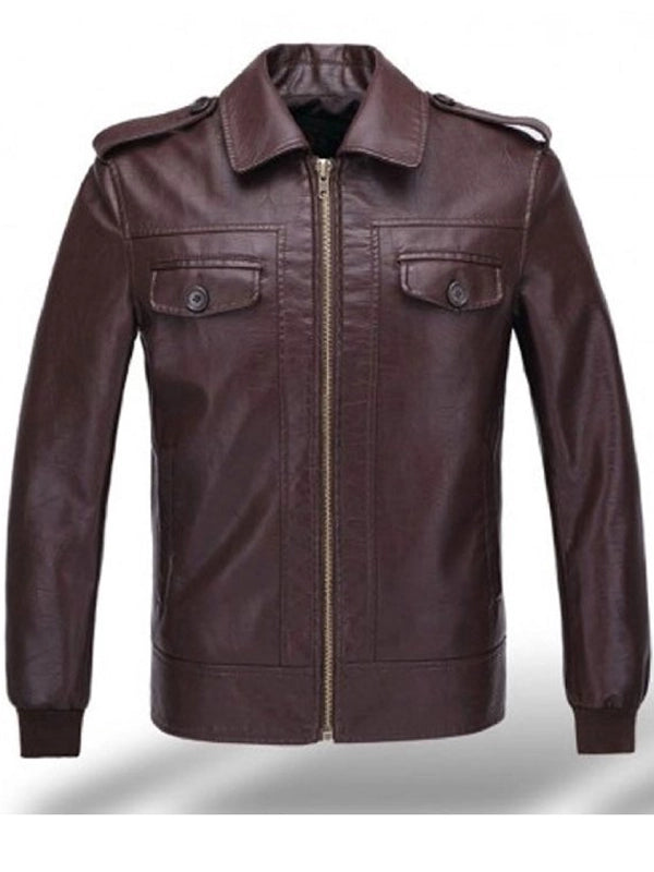 Avengers Age of Ultron Captain America Steve Rogers Leather Jacket