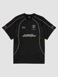 balenciaga automobili lamborghini soccer t shirt.