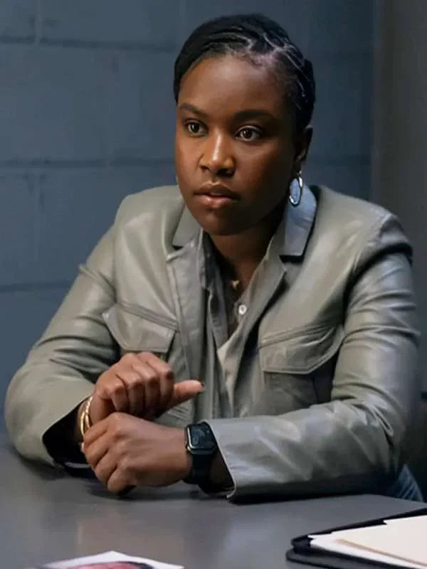 ballard samira parker leather blazer.