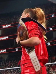 becky lynch wwe monday night raw red jacket..
