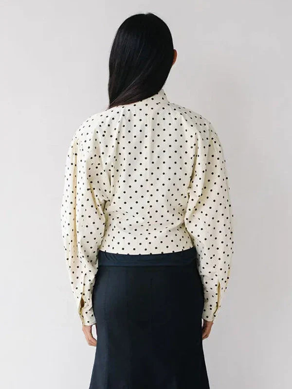 belle the label polka dot jacket.