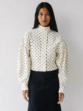 belle the label polka dot jacket