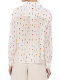 bold and the beautiful heather tom silk blouse.