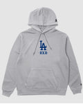 born x raised dodgers trademark hoodie.