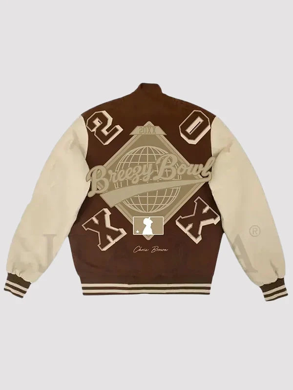 breezy bowl xx letterman varsity jacket...