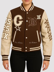 breezy bowl xx letterman varsity jacket...