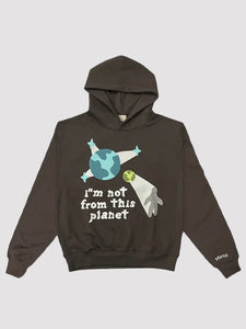 broken planet im not from this planet hoodie