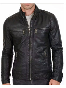 cafe racer black rider jacket