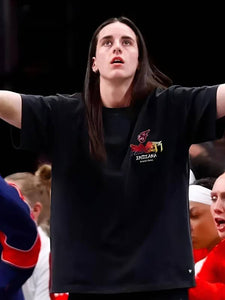 caitlin clark wnba indiana fever black t shirt
