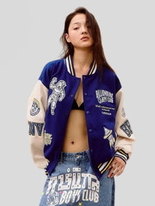 carnival x billionaire boys club varsity jacket...