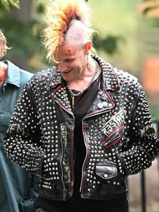 caught stealing 2025 matt smith studded leather jacket