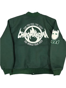 chromakopia tour varsity jacket.