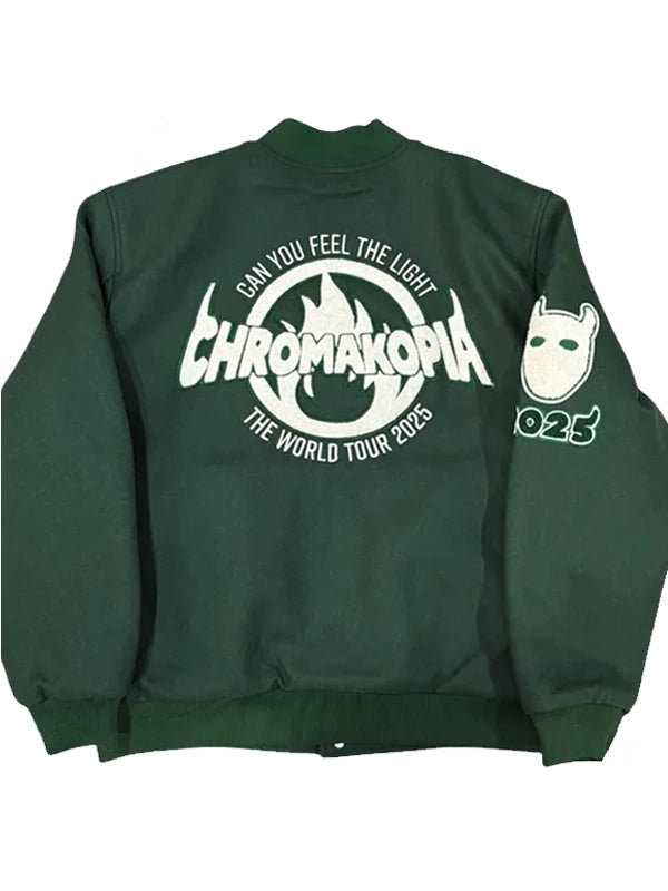 chromakopia tour varsity jacket.
