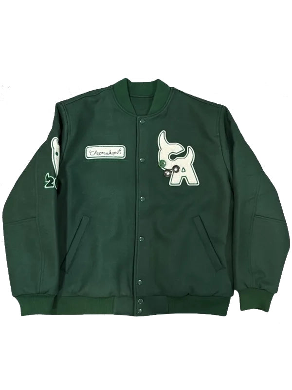 chromakopia tour varsity jacket