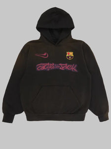 cj x nike x fcb spray logo hoodie