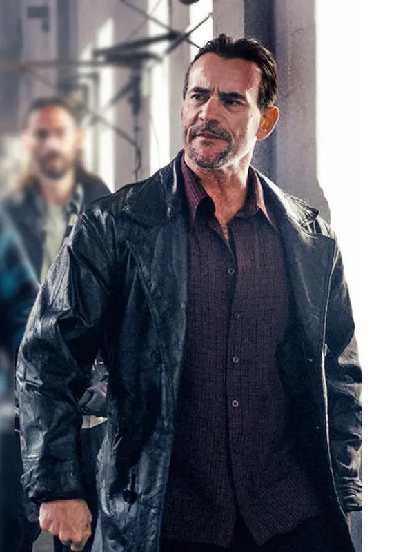 cm punk revival s01 black leather coat